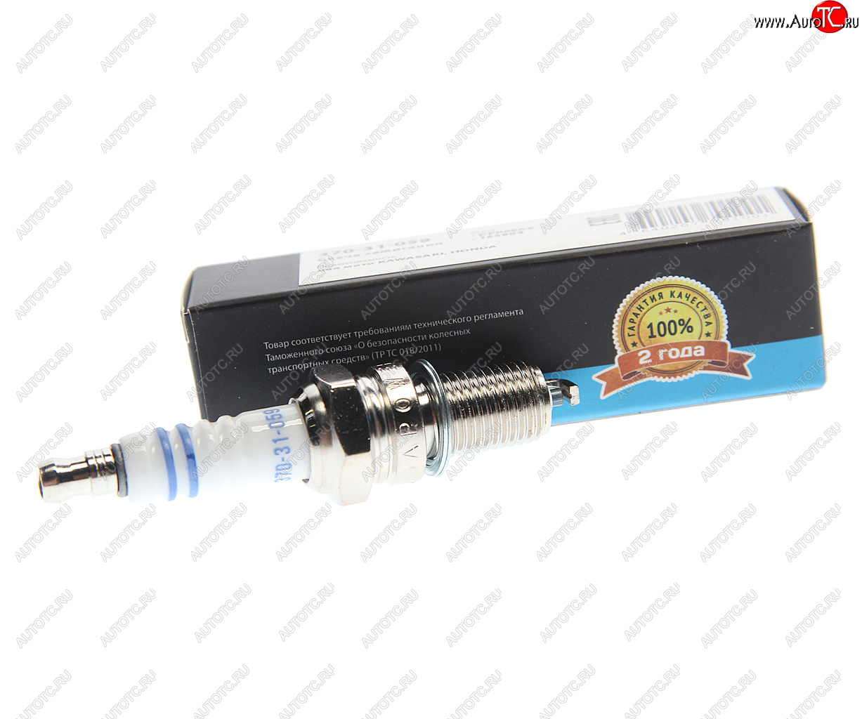 103 р. Свеча зажигания мото KAWASAKI SUZUKI YAMAHA HONDA (1шт.) MEGAPOWER MEGAPOWER 370-31-059  с доставкой в г. Майкоп
