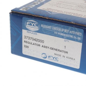 1 249 р. Регулятор HYUNDAI Porter напряжения генератора FYC FYC 37370-42000  с доставкой в г. Майкоп. Увеличить фотографию 4