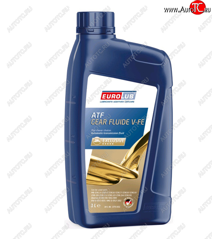 1 979 р. Масло трансмиссионное ATF GEAR FLUIDE V-FE 1л EUROLUB EUROLUB 379001  с доставкой в г. Майкоп