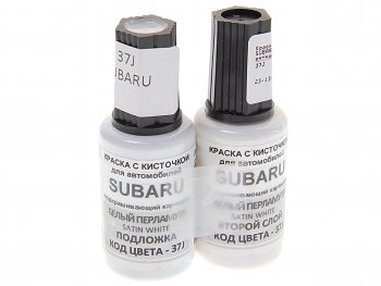 719 р. Краска с кистью 20мл SUBARU 37J 2-х компонентная PODKRASKA PODKRASKA 37j  с доставкой в г. Майкоп. Увеличить фотографию 1
