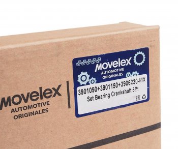 2 599 р. Вкладыши КАМАЗ,ПАЗ дв.CUMMINS 6ISBe,6ISDe,6BT коренные d=0.00 комплект MOVELEX MOVELEX 3901090+3901150+3906230-mx  с доставкой в г. Майкоп. Увеличить фотографию 2