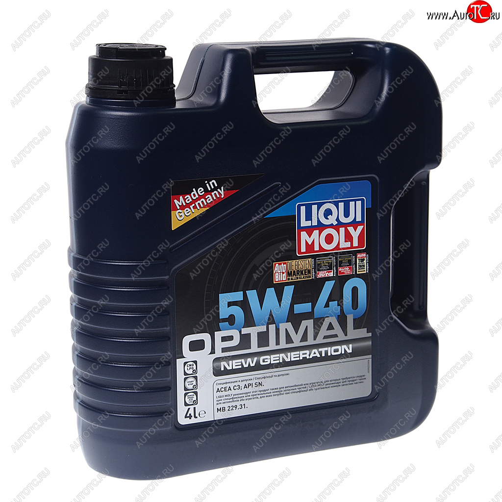 5 849 р. Масло моторное OPTIMAL New Generation 5W40 синт.4л LIQUI MOLY LIQUI MOLY 39033  с доставкой в г. Майкоп
