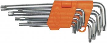 389 р. Набор ключей TORX T10-Т50 Г-образных 9 предметов Professional АВТОДЕЛО АВТОДЕЛО 39151  с доставкой в г. Майкоп. Увеличить фотографию 1