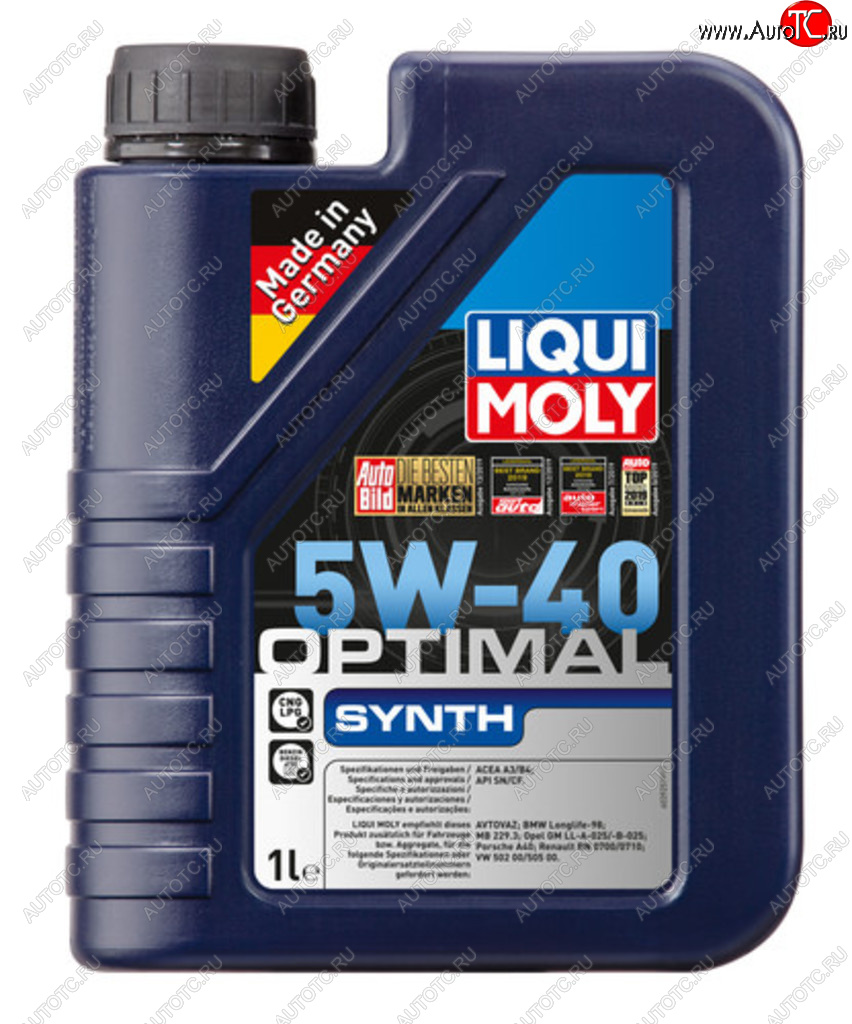 1 599 р. Масло моторное OPTIMAL SYNTH 5W40 синт.1л LIQUI MOLY LIQUI MOLY 3925  с доставкой в г. Майкоп