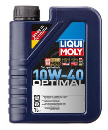 1 399 р. Масло моторное OPTIMAL 10W40 псинт.1л LIQUI MOLY LIQUI MOLY 3929  с доставкой в г. Майкоп. Увеличить фотографию 1