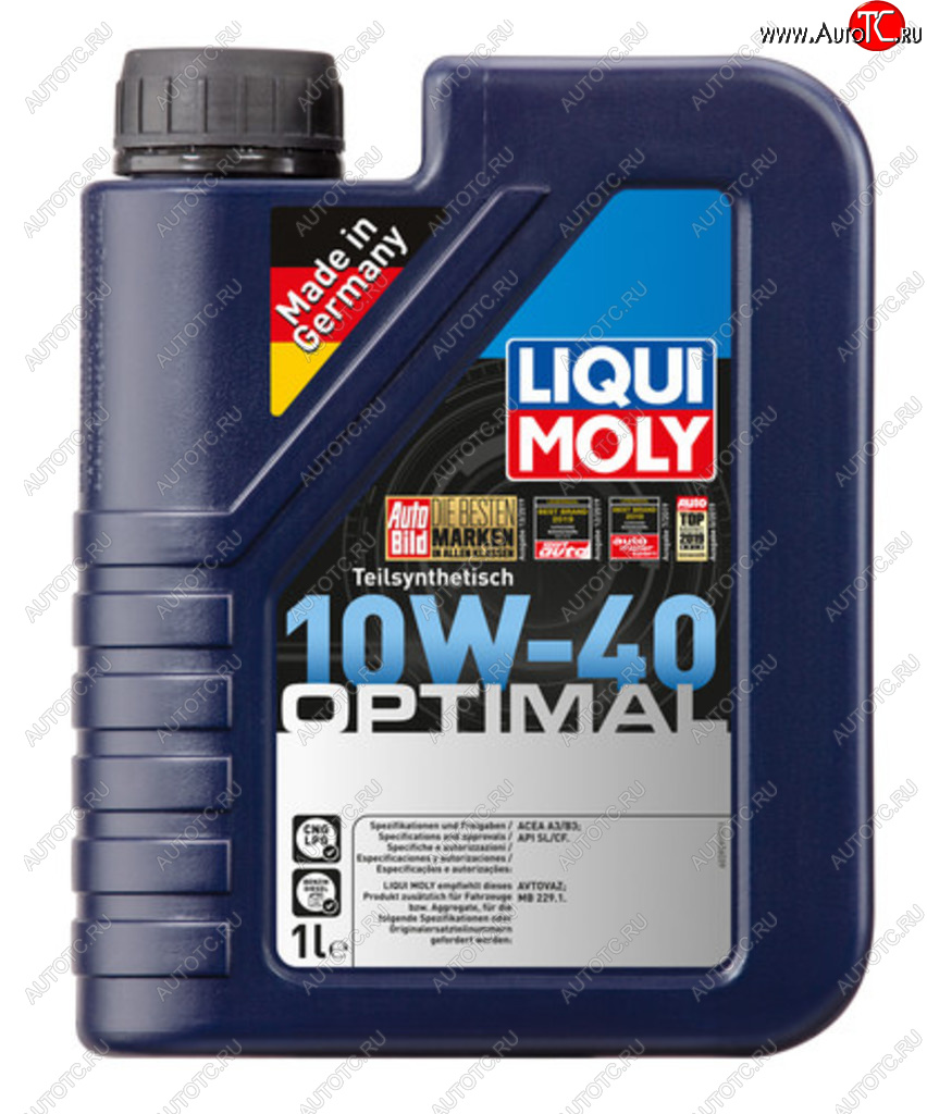 1 399 р. Масло моторное OPTIMAL 10W40 псинт.1л LIQUI MOLY LIQUI MOLY 3929  с доставкой в г. Майкоп