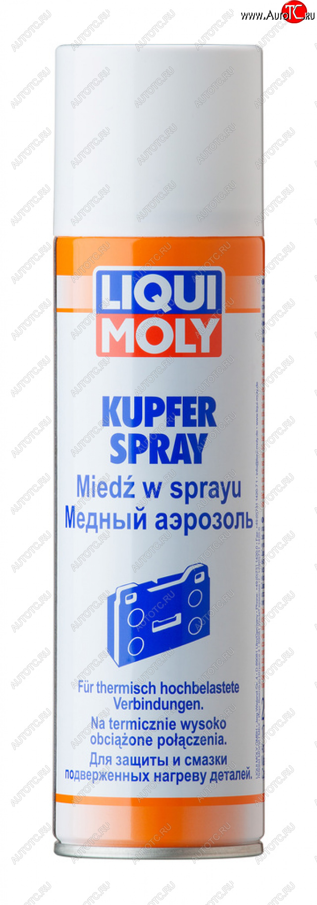 999 р. Средство для колодок тормозных спрей медный 250мл LIQUI MOLY LIQUI MOLY 3970  с доставкой в г. Майкоп