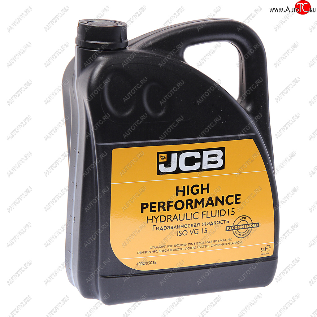 8 649 р. Масло гидравлическое HYDRAULIC FLUID HP15 5л JCB JCB 40020503 JCB 40020503  с доставкой в г. Майкоп