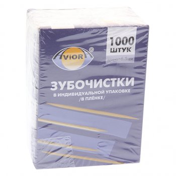 148 р. Зубочистки деревянные 1000шт. NO NAME 401-488  с доставкой в г. Майкоп. Увеличить фотографию 1