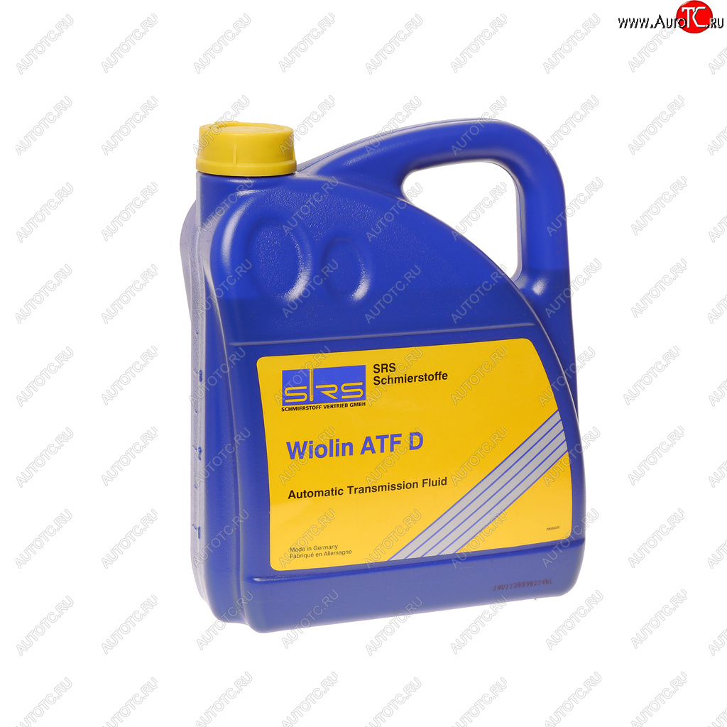 4 499 р. Масло трансмиссионное WIOLIN ATF D КПП автомат 4л SRS SRS 4033885000205  с доставкой в г. Майкоп
