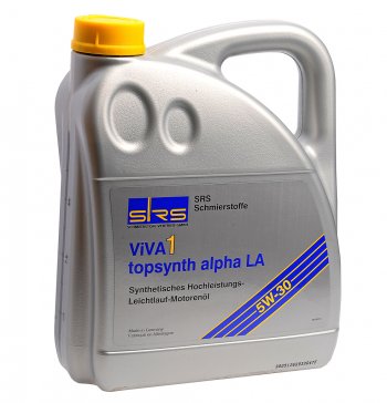 5 999 р. Масло моторное VIVA 1 TOPSYNTH ALPHA LA 5W30 синт.4л SRS SRS 4033885000540  с доставкой в г. Майкоп. Увеличить фотографию 1