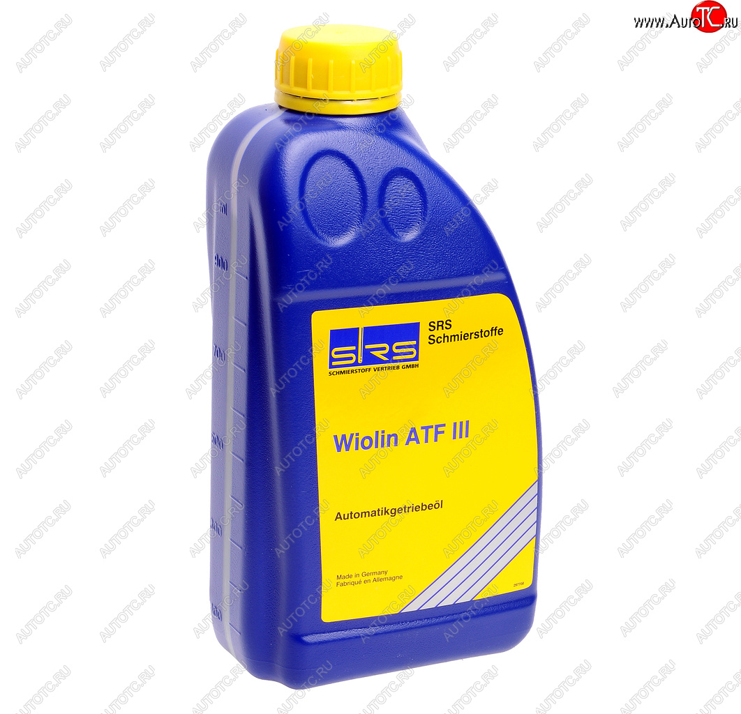 1 499 р. Масло трансмиссионное WIOLIN ATF III КПП автомат 1л SRS SRS 4033885000953  с доставкой в г. Майкоп