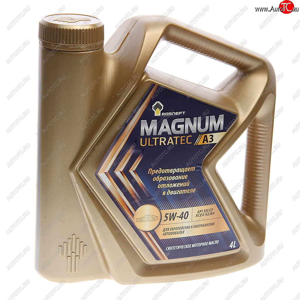 2 589 р. Масло моторное MAGNUM Ultratec А3 5W40 SNCFA3B4 синт.4л РОСНЕФТЬ РОСНЕФТЬ 40816442  с доставкой в г. Майкоп