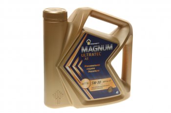 3 399 р. Масло моторное MAGNUM Ultratec A5 5W30 SLCFA5B5 синт.4л РОСНЕФТЬ РОСНЕФТЬ 40816542  с доставкой в г. Майкоп. Увеличить фотографию 1