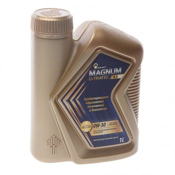 1 179 р. Масло моторное MAGNUM Ultratec A3 0W30 SNCFA3B4 синт.1л РОСНЕФТЬ РОСНЕФТЬ 40816832  с доставкой в г. Майкоп. Увеличить фотографию 1
