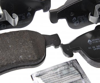 12 449 р. Колодки тормозные RENAULT Duster (10-),Megane (10-) передние (4шт.) OE RENAULT 410a12582r  с доставкой в г. Майкоп. Увеличить фотографию 3