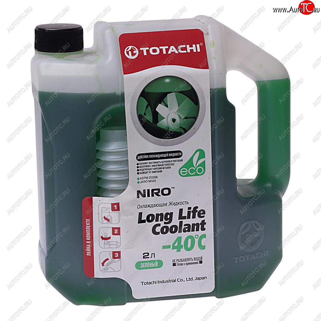 589 р. Антифриз зеленый -40C 2л SUPER LLC NIRO TOTACHI TOTACHI 41602  с доставкой в г. Майкоп