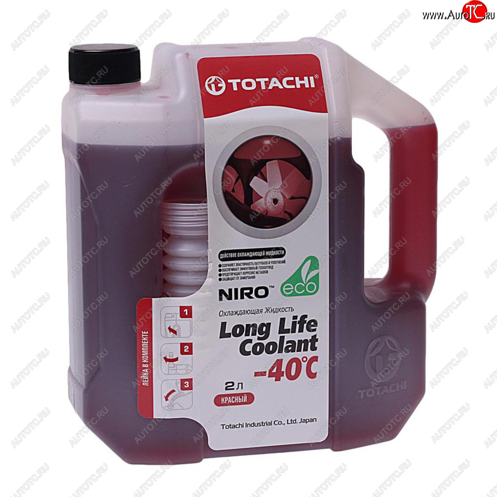 589 р. Антифриз красный -40C 2л SUPER LLC NIRO TOTACHI TOTACHI 41802  с доставкой в г. Майкоп