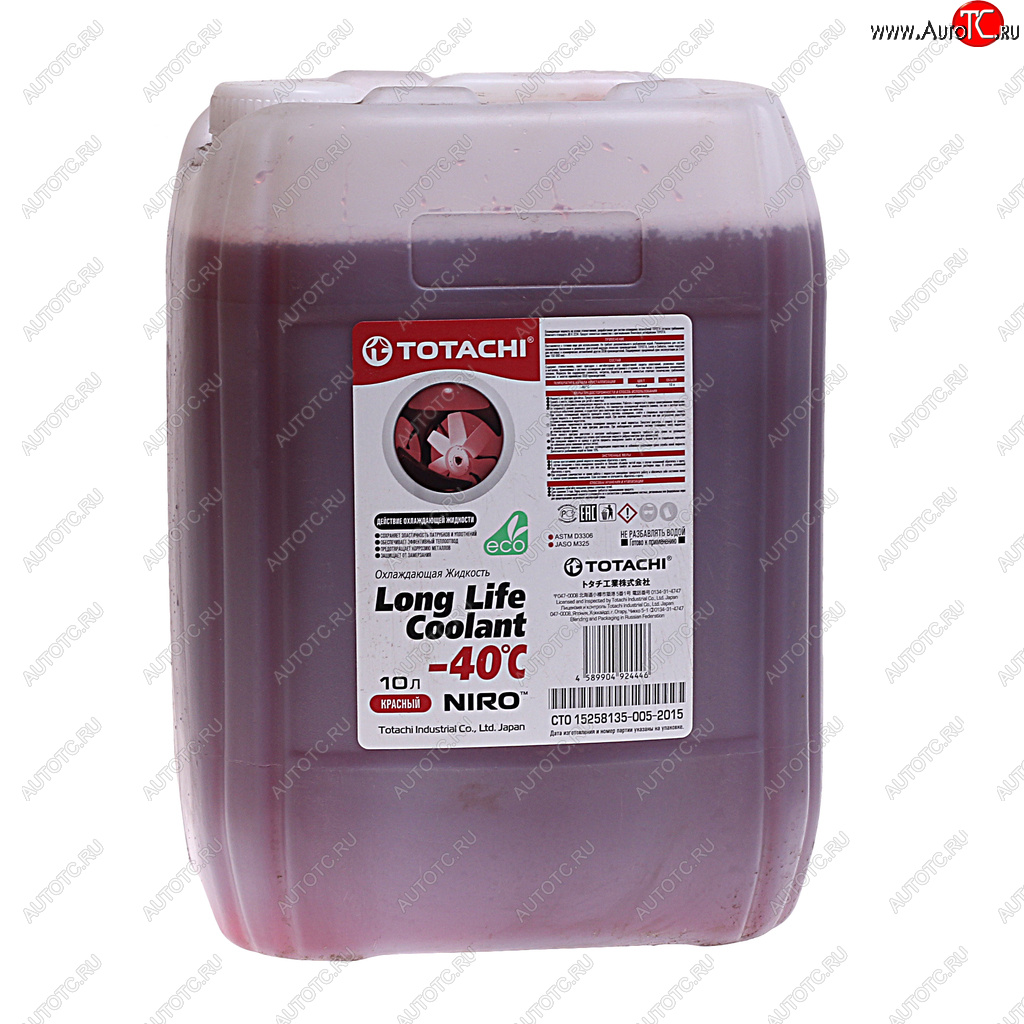 2 289 р. Антифриз красный -40C 10л SUPER LLC NIRO TOTACHI TOTACHI 41810  с доставкой в г. Майкоп