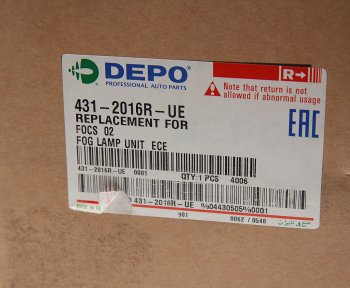 2 299 р. Фара противотуманная FORD Focus (98-05) правая DEPO DEPO 431-2016r-ue  с доставкой в г. Майкоп. Увеличить фотографию 4