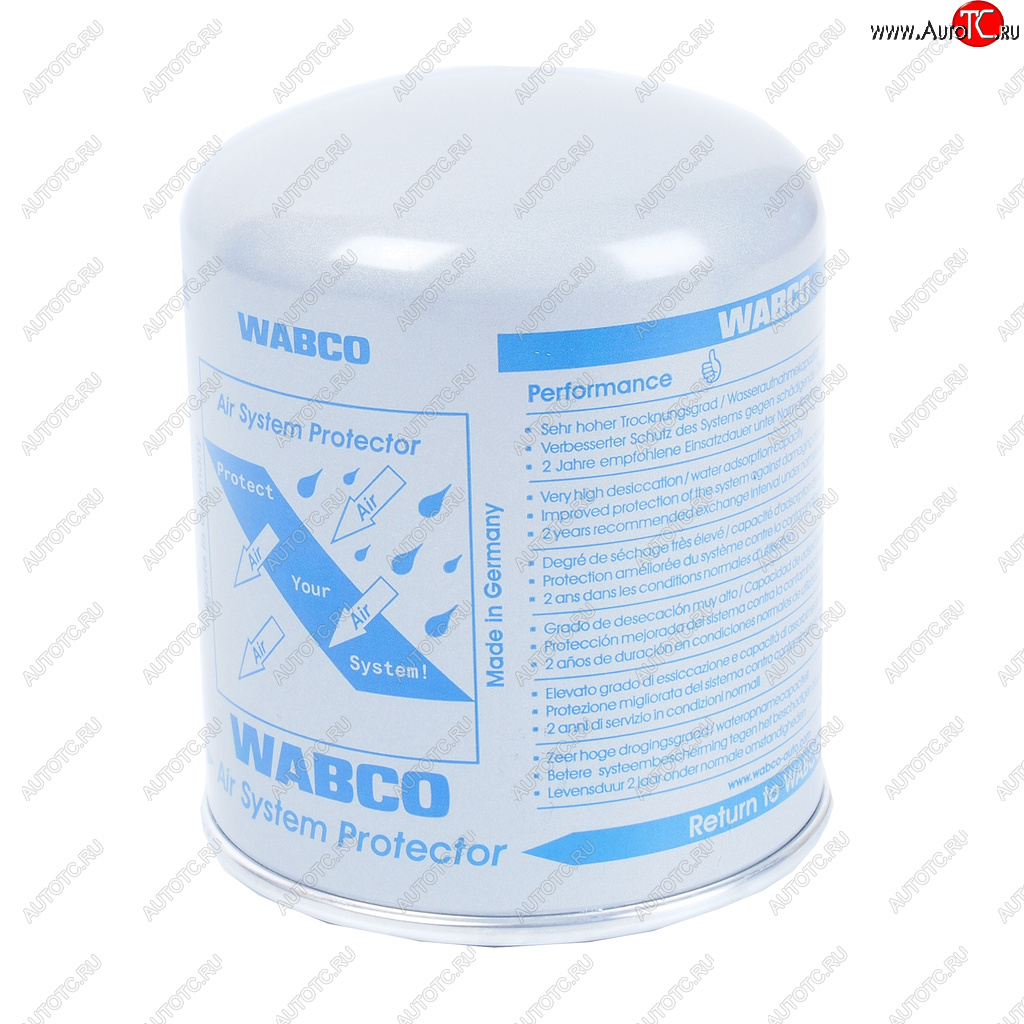 6 799 р. Фильтр осушителя DAF XF95,XF105 (M41х1.5мм H=160мм) WABCO WABCO 4329012462  с доставкой в г. Майкоп