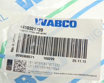 6 349 р. Датчик АБС DAF угловой L=230мм WABCO WABCO 4410321720  с доставкой в г. Майкоп. Увеличить фотографию 2