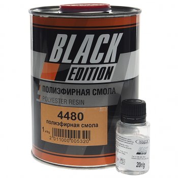 1 059 р. Смола полиэфирная 1кг с отвердителем 20г Black Edition MAXTOR MAXTOR 4480  с доставкой в г. Майкоп. Увеличить фотографию 1