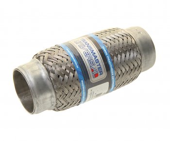 549 р. Гофра глушителя 45x150 в 3-ой оплетке innerbraid нержавеющая сталь TRANSMASTER TRANSMASTER 45150  с доставкой в г. Майкоп. Увеличить фотографию 1