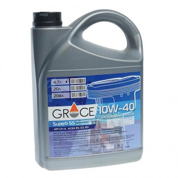 2 099 р. Масло дизельное Superb SS CH-4SJ E5,E3 A2B3 10W40 псинт.5л GRACE GRACE 4603728810447  с доставкой в г. Майкоп. Увеличить фотографию 1