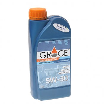699 р. Масло моторное ABSOIUTE FSA 5W30 синт.1л GRACE GRACE 4603728811338  с доставкой в г. Майкоп. Увеличить фотографию 1