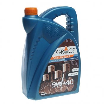 2 359 р. Масло дизельное Smart Diesel FS 5W40 синт.4л GRACE GRACE 4603728811901  с доставкой в г. Майкоп. Увеличить фотографию 1
