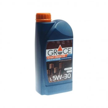 879 р. Масло дизельное Smart Diesel FS 5W30 синт.1л GRACE GRACE 4603728811932  с доставкой в г. Майкоп. Увеличить фотографию 1