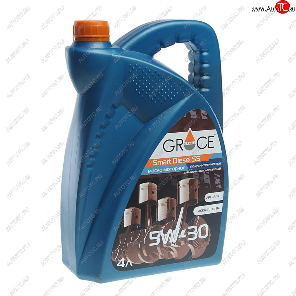2 349 р. Масло дизельное Smart Diesel FS 5W30 синт.4л GRACE GRACE 4603728811949  с доставкой в г. Майкоп