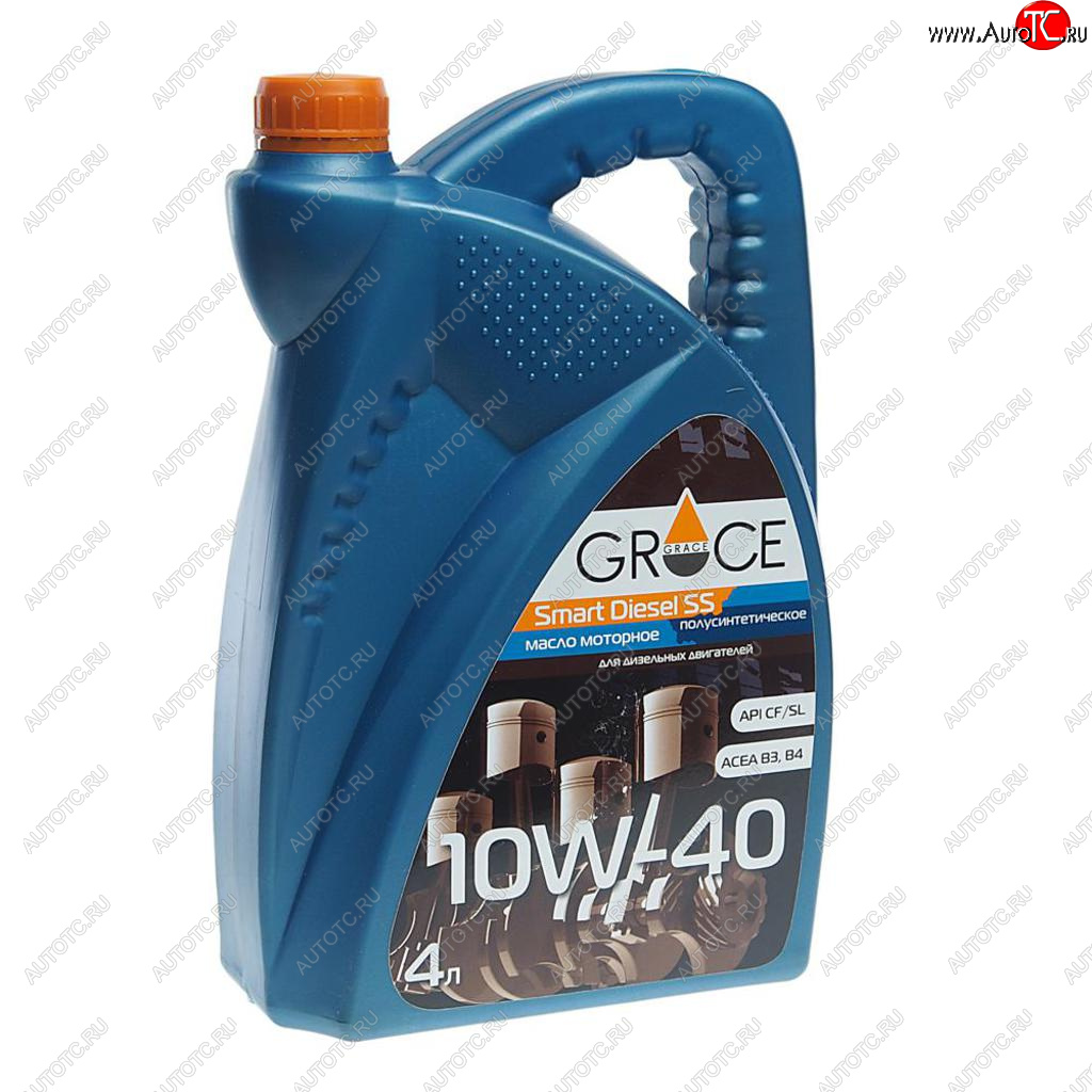 2 049 р. Масло дизельное Smart Diesel SS 10W40 псинт.4л GRACE GRACE 4603728811987  с доставкой в г. Майкоп