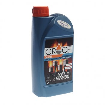 1 479 р. Масло моторное SWIFT 5W50 синт.1л GRACE GRACE 4603728812137  с доставкой в г. Майкоп. Увеличить фотографию 1