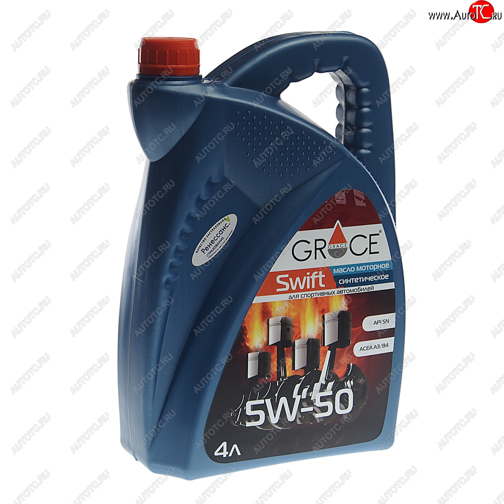 4 499 р. Масло моторное SWIFT 5W50 синт.4л GRACE GRACE 4603728812144  с доставкой в г. Майкоп