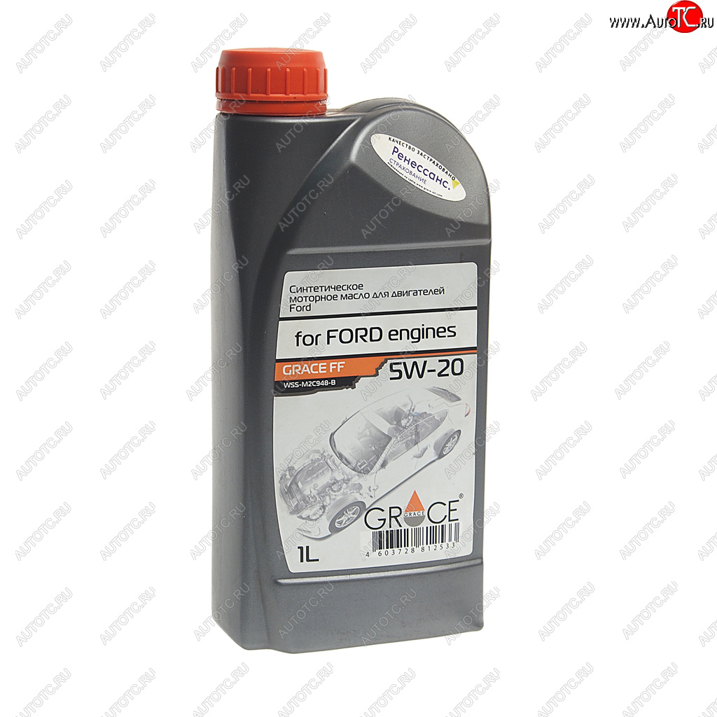 799 р. Масло моторное для FORD 5W20 синт.1л GRACE GRACE 4603728812533 GRACE 4603728812533  с доставкой в г. Майкоп
