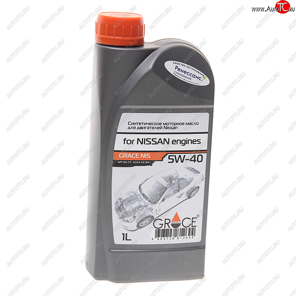 779 р. Масло моторное для NISSAN 5W40 синт.1л GRACE GRACE 4603728812694  с доставкой в г. Майкоп