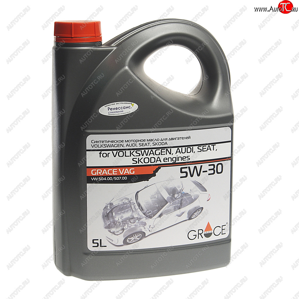 3 599 р. Масло моторное для VAG 5W30 синт.5л GRACE GRACE 4603728812946  с доставкой в г. Майкоп