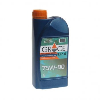 649 р. Масло трансмиссионное EP4 GL-4 75W90 псинт.1л GRACE GRACE 4603728814131  с доставкой в г. Майкоп. Увеличить фотографию 1
