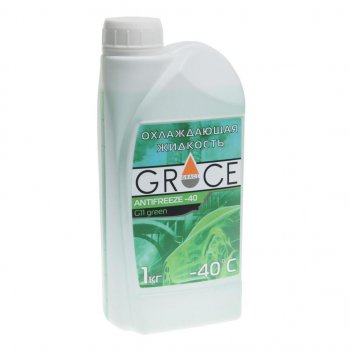 264 р. Антифриз зеленый -40C 1кг G11 GRACE GRACE 4603728817484  с доставкой в г. Майкоп. Увеличить фотографию 1