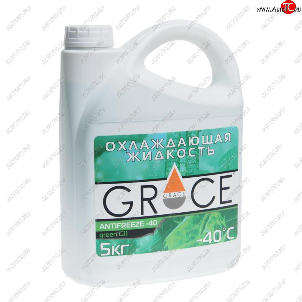 1 379 р. Антифриз зеленый -40C 5кг G11 GRACE GRACE 4603728817491  с доставкой в г. Майкоп