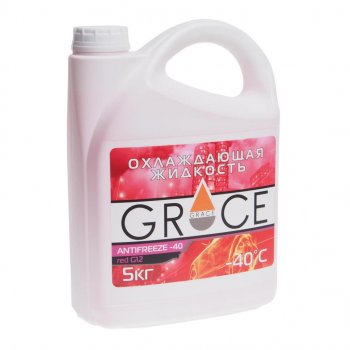 1 329 р. Антифриз красный -40C 5кг G12 GRACE GRACE 4603728817545  с доставкой в г. Майкоп. Увеличить фотографию 1