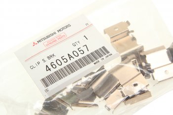 1 799 р. Ремкомплект MITSUBISHI Pajero (99-06) колодок тормозных передних (скобы) OE MITSUBISHI 4605a057  с доставкой в г. Майкоп. Увеличить фотографию 2