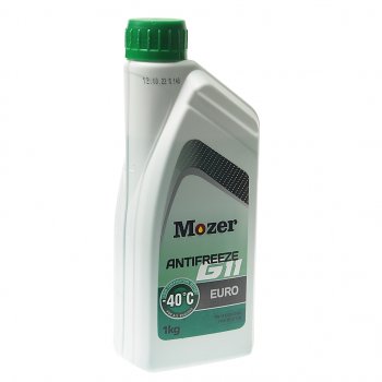 208 р. Антифриз зеленый Euro -40C 1кг G11 MOZER MOZER 4606475  с доставкой в г. Майкоп. Увеличить фотографию 1
