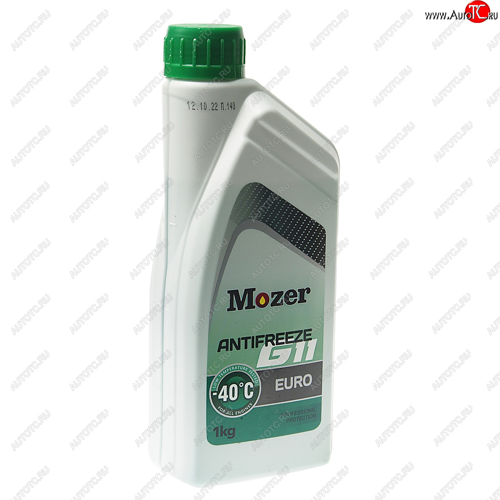 208 р. Антифриз зеленый Euro -40C 1кг G11 MOZER MOZER 4606475  с доставкой в г. Майкоп