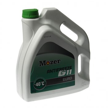899 р. Антифриз зеленый Euro -40C 5кг G11 MOZER MOZER 4606482  с доставкой в г. Майкоп. Увеличить фотографию 1