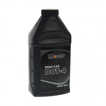 202 р. Жидкость тормозная DOT-4 0.455кг MOZER MOZER 4606871  с доставкой в г. Майкоп. Увеличить фотографию 1