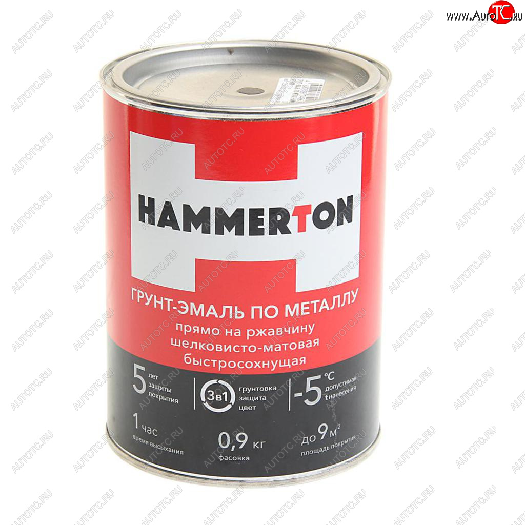 779 р. Грунт-эмаль по ржавчине черная 0.9л HAMMERTON HAMMERTON 4607808740631  с доставкой в г. Майкоп