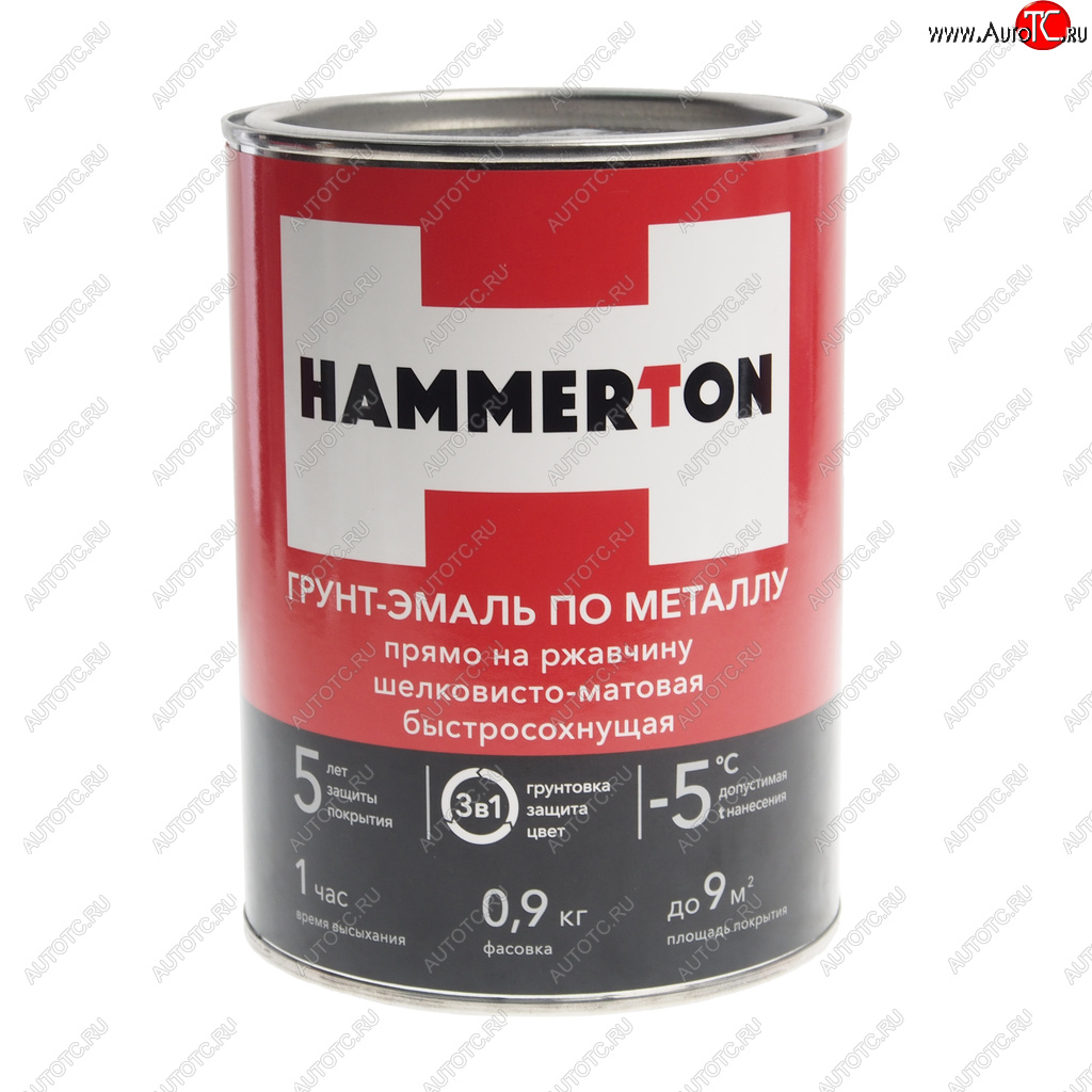 769 р. Грунт-эмаль по ржавчине коричневая 0.9л HAMMERTON HAMMERTON 4607808740778  с доставкой в г. Майкоп